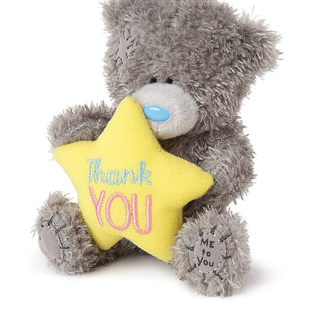 4" Thank You Padded Star Me to You Bear Extra Image 1